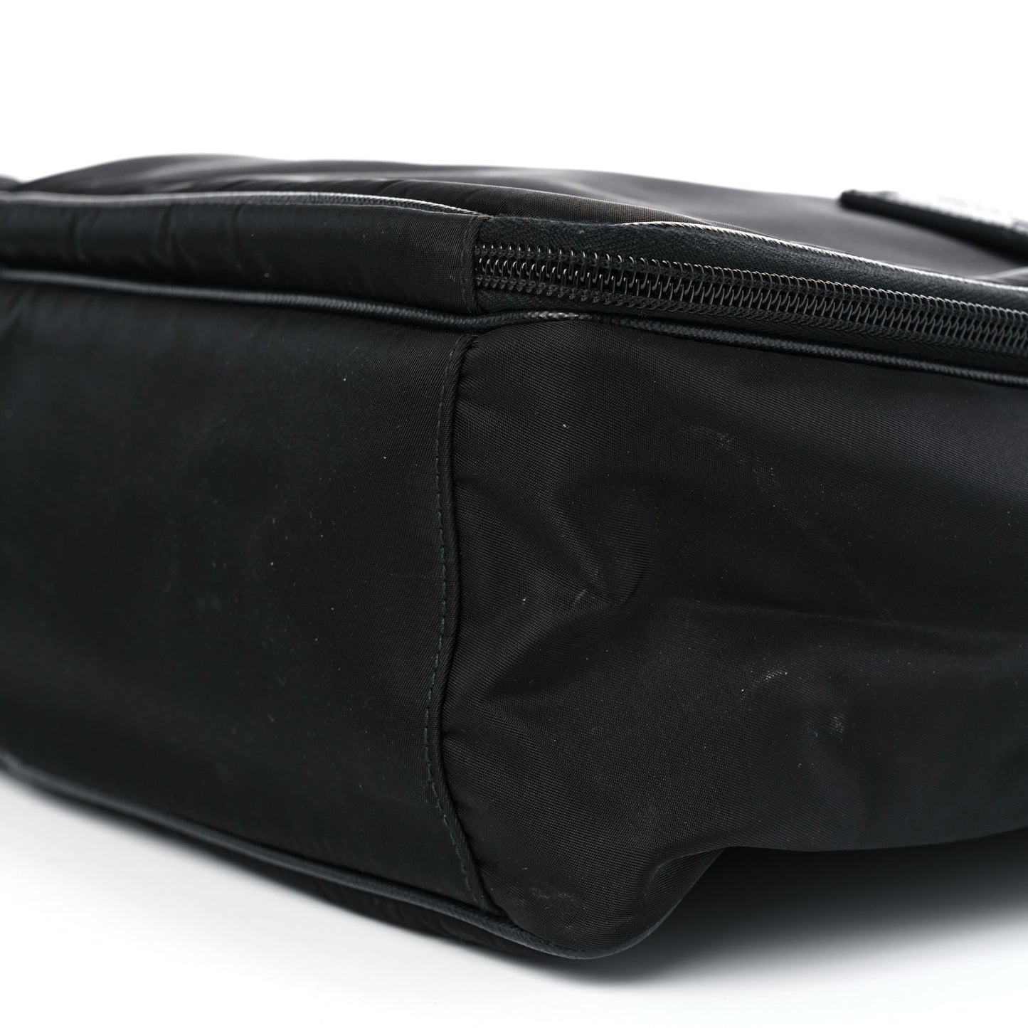 Tessuto Nylon Saffiano Briefcase Black