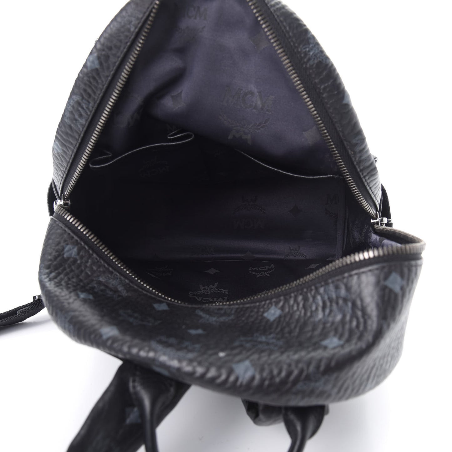 Visetos Studded Small Dual Stark Backpack Black