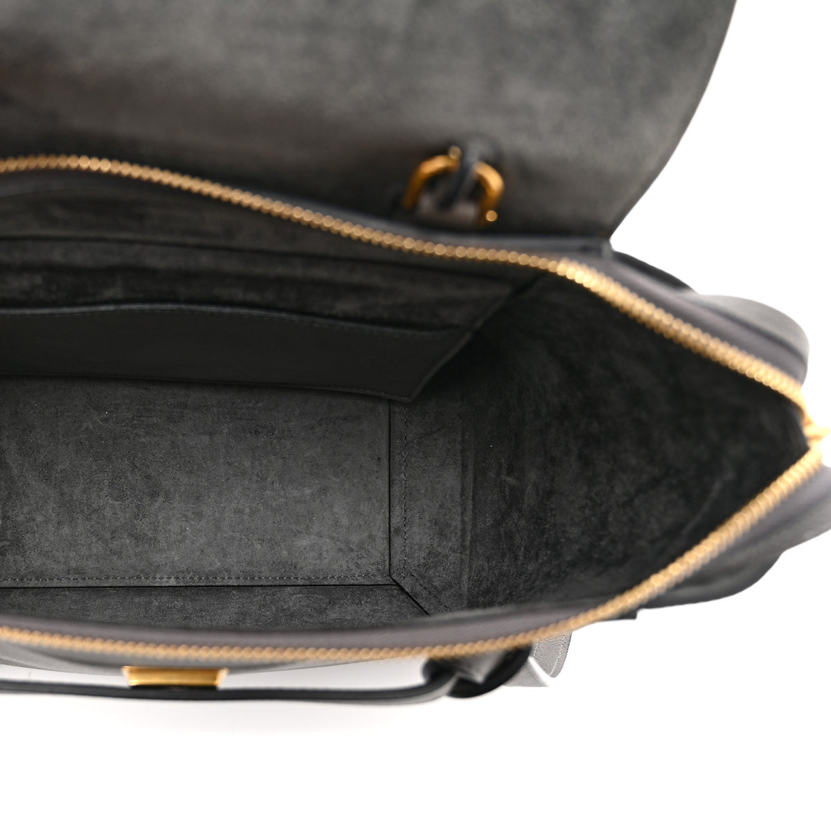 Celine Grained Calfskin Micro Belt Bag Grey 5 of 10