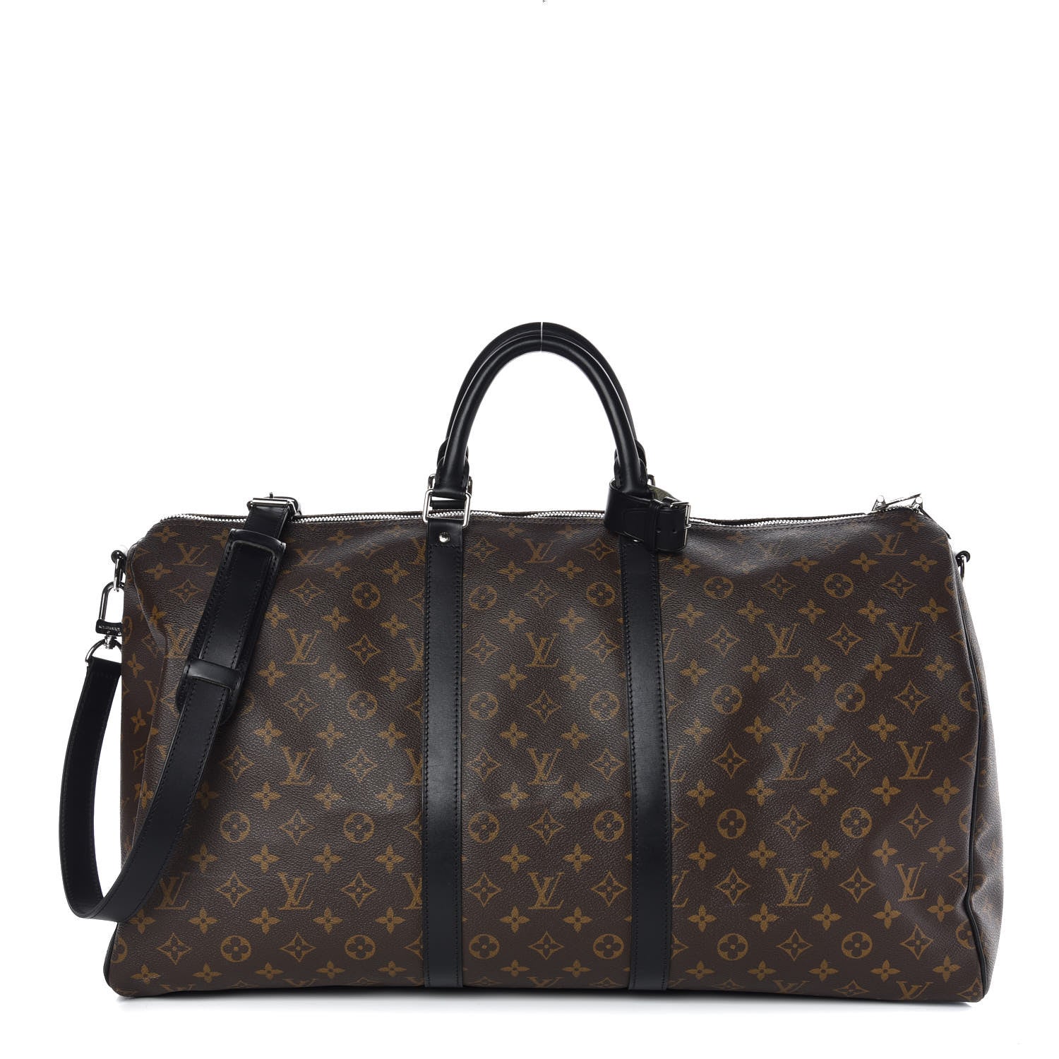 Louis Vuitton Monogram Macassar Keepall Bandouliere 55 1 of 8
