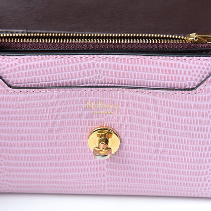 Mulberry Lizard Calfskin Embossed Darley Wallet Blossom 6 of 9