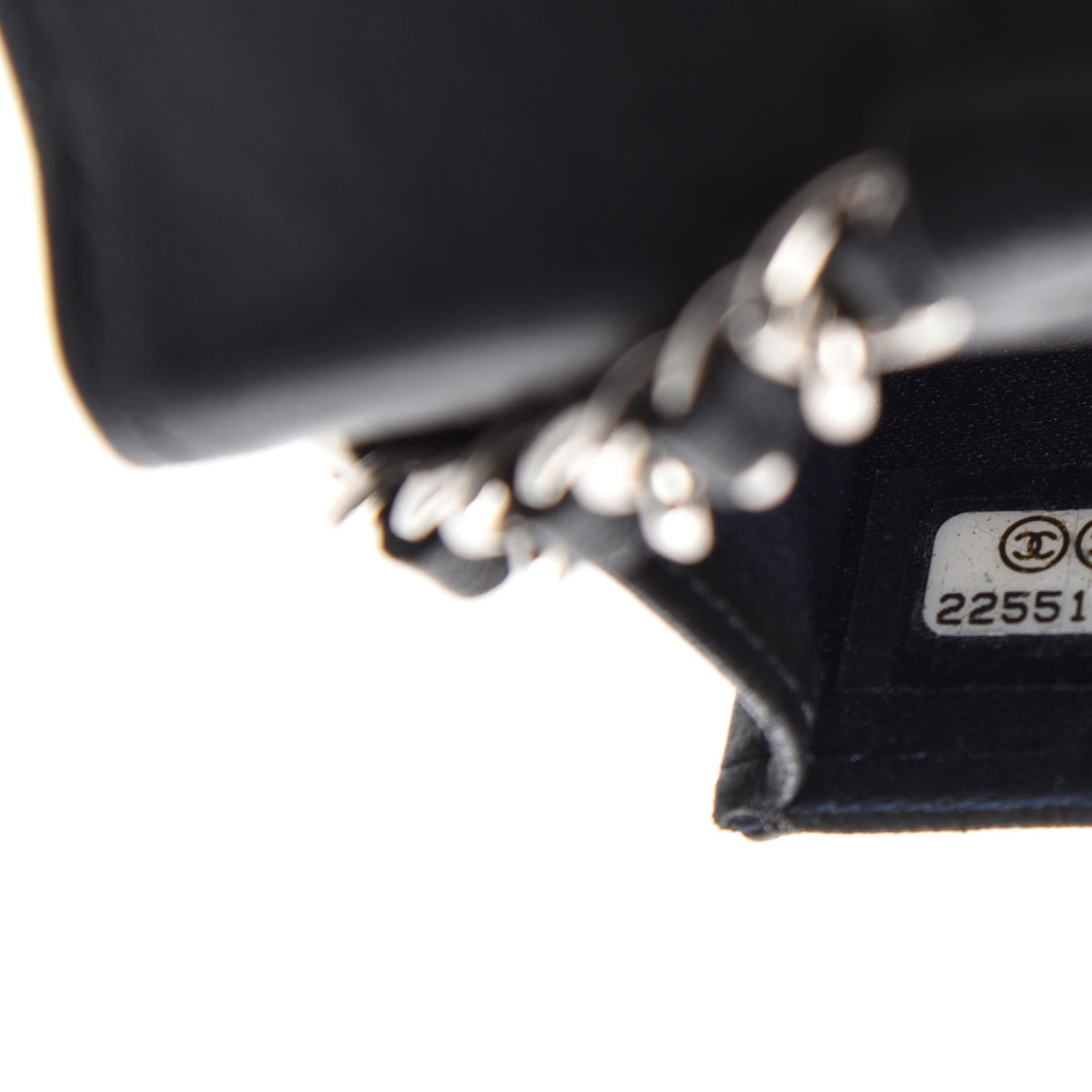 Chanel Lambskin Airlines Wallet On Chain WOC Blue Black Red 11 of 13
