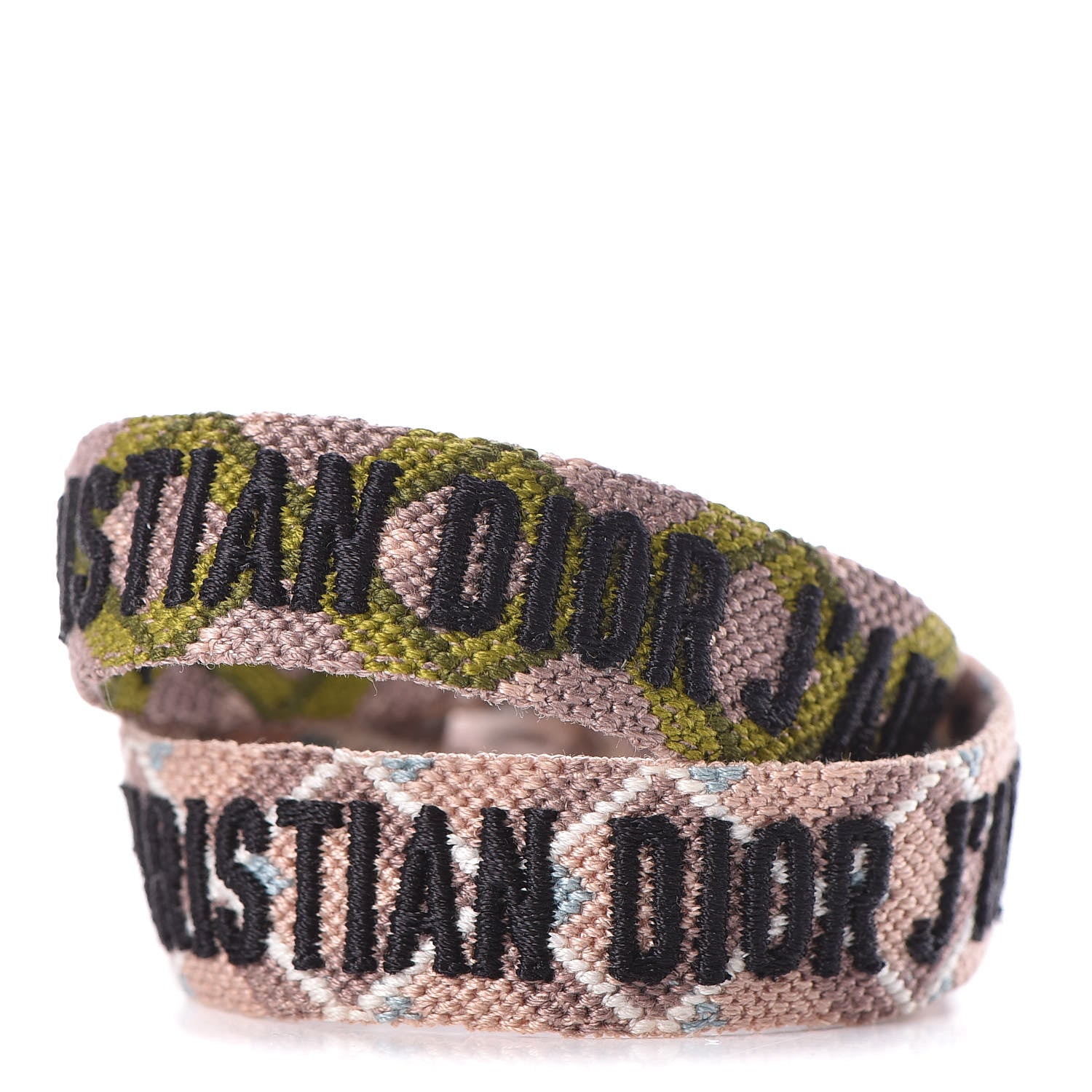Christian Dior Woven Cotton J'Adior Friendship Bracelet Set 1 of 6