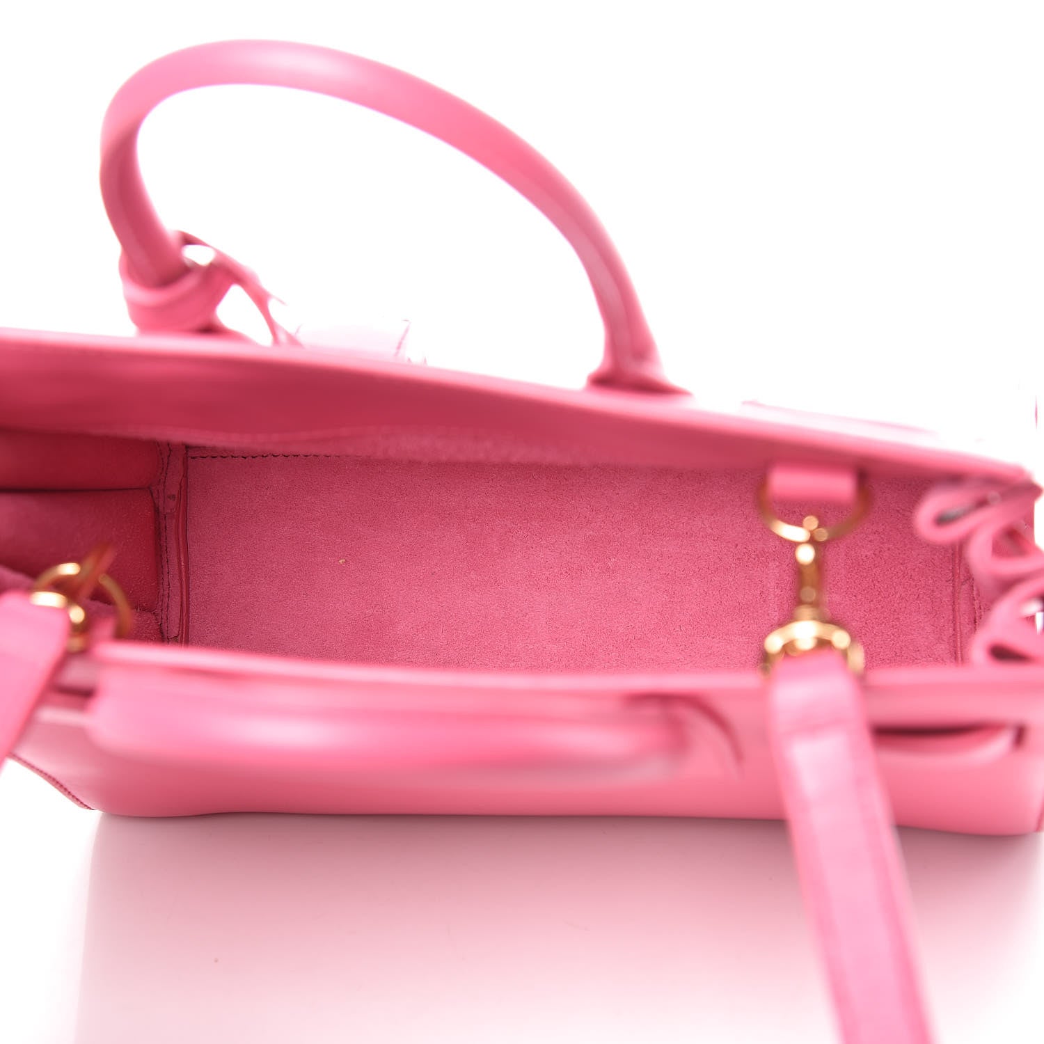 Saint Laurent Calfskin Nano Sac De Jour Lipstick Fuchsia 5 of 11