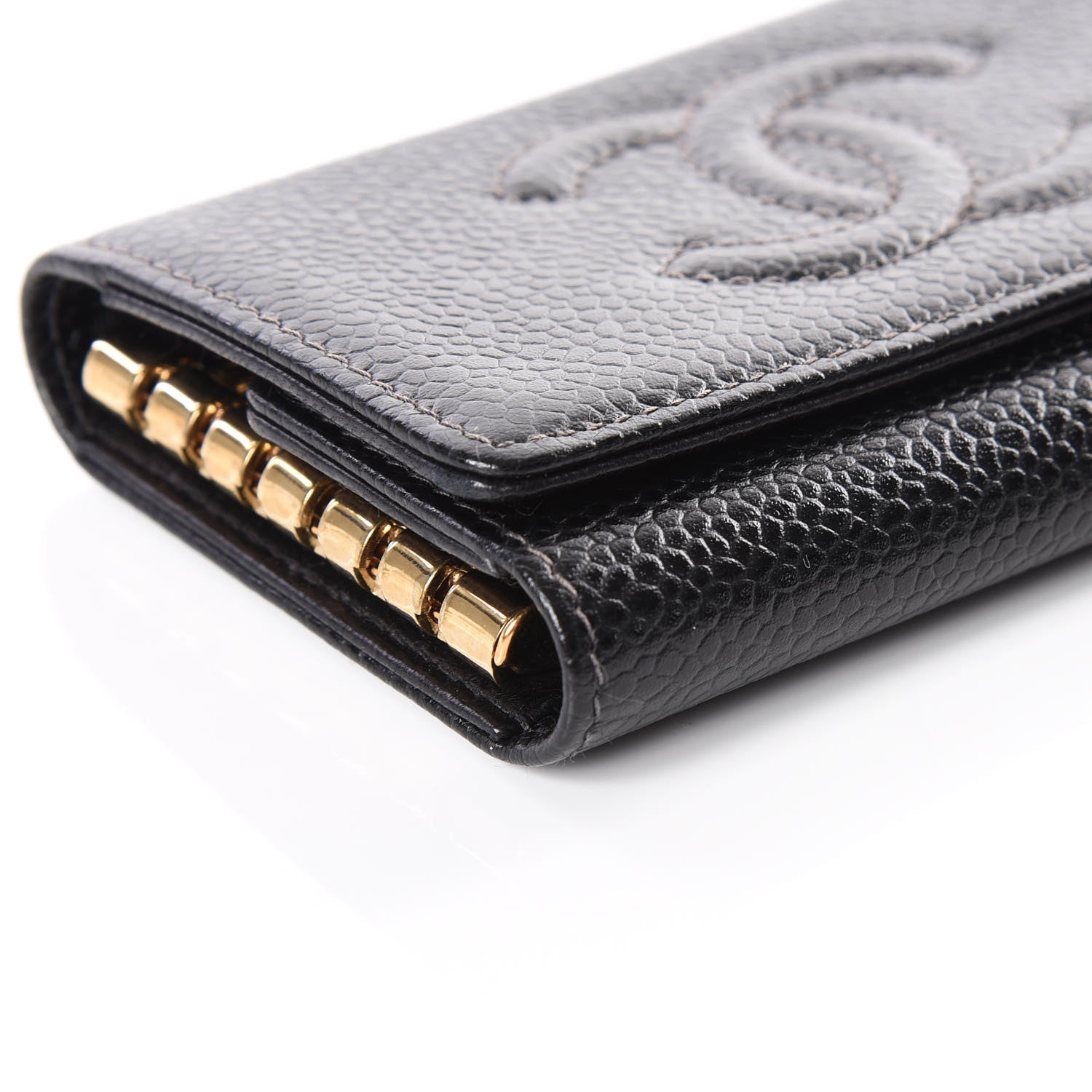 Chanel Caviar Timeless CC 6 Key Holder Case Black 5 of 11