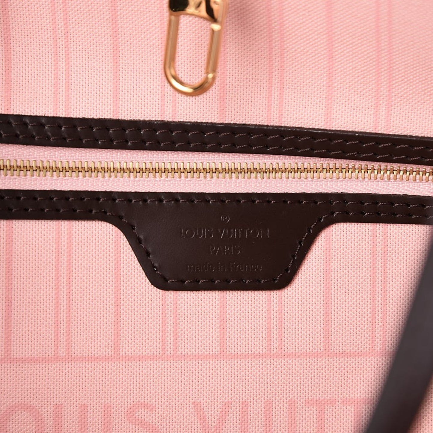 Damier Ebene Neo Neverfull MM Rose Ballerine