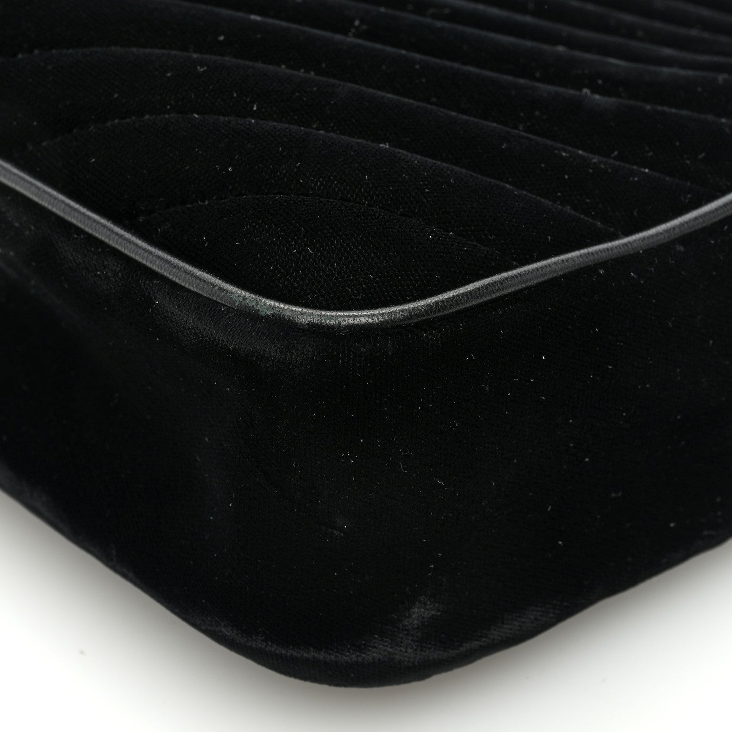 Saint Laurent Velvet Matelasse Monogram Lou Camera Bag Black 10 of 10