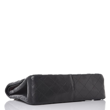 Chanel Lambskin Quilted Jumbo Double Flap Black 3 of 21
