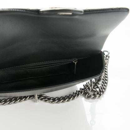 Chanel Calfskin Quilted Medium Rock My Shoulder Flap Black 8 of 10
