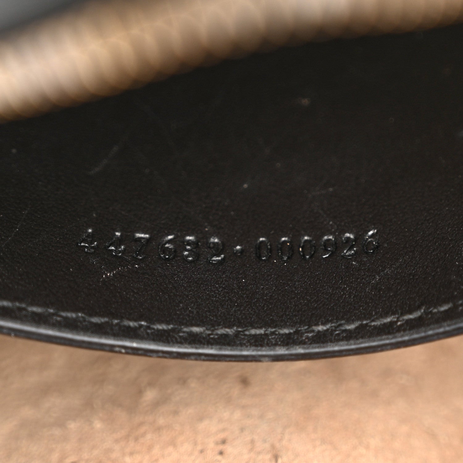 Gucci Calfskin Matelasse Small GG Marmont Chain Shoulder Bag Black 6 of 17