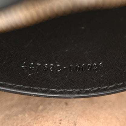 Gucci Calfskin Matelasse Small GG Marmont Chain Shoulder Bag Black 6 of 17