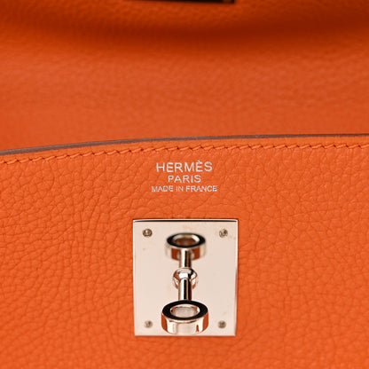 Hermes Togo Kelly Retourne 28 Orange 6 of 12