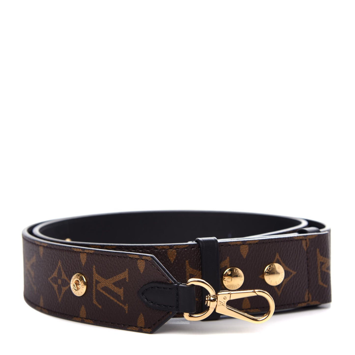 Monogram Adjustable Bandouliere Shoulder Strap Black