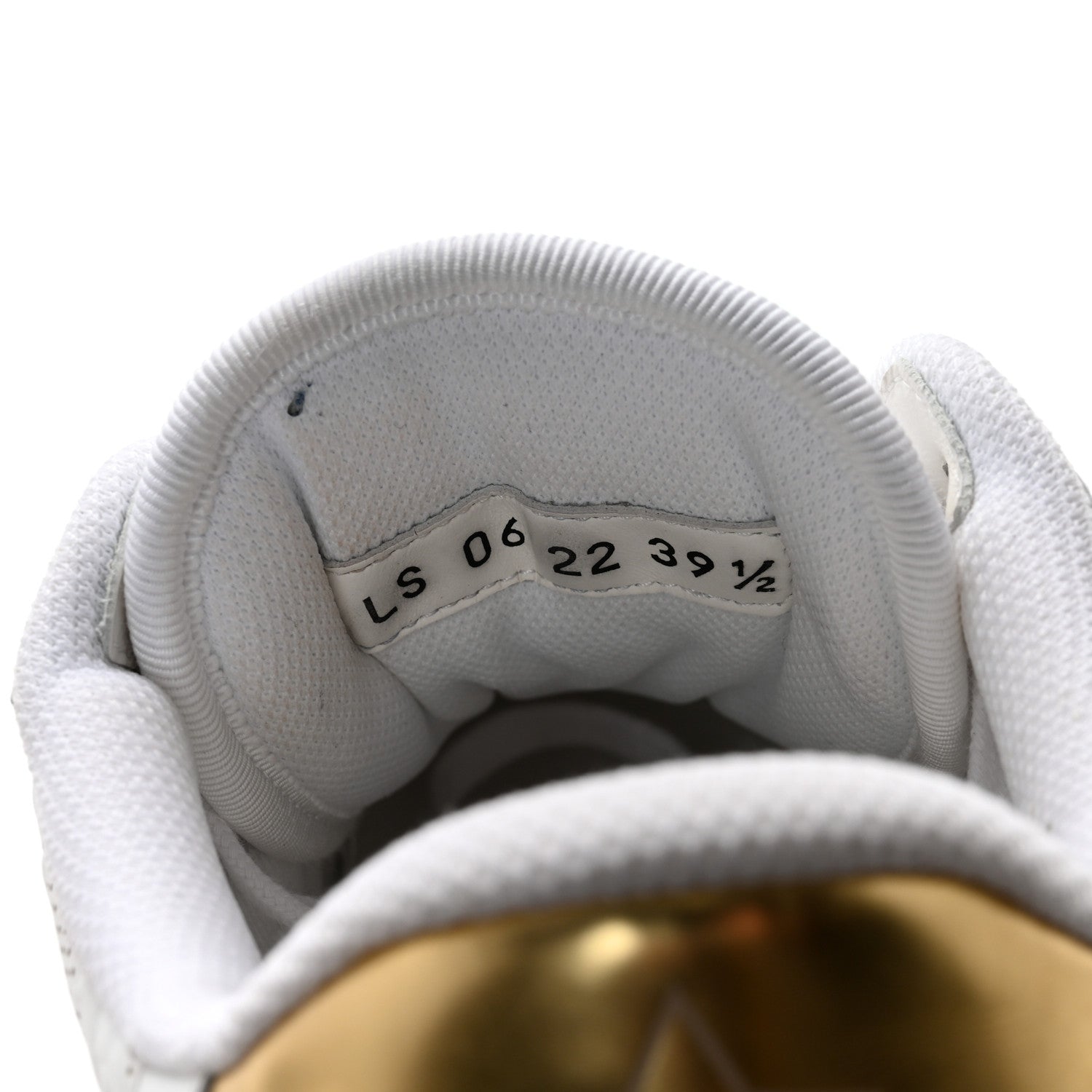 Christian Dior Calfskin Oblique Laser Perforated Dior One Low Sneakers 39.5 Off White Gold 8 of 15
