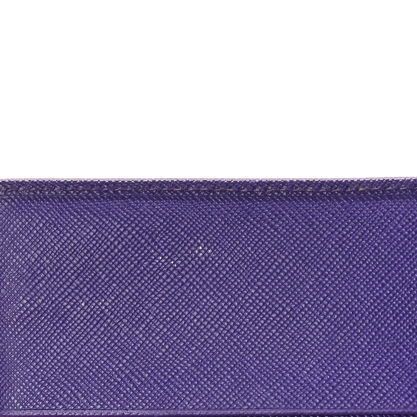 Saffiano Metal Tri-Fold Compact Wallet Viola