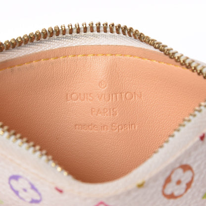 Louis Vuitton Monogram Multicolor Key Pouch White 6 of 7