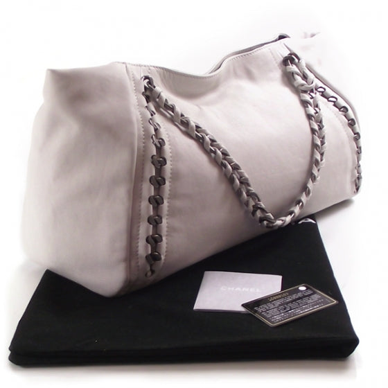 Chanel Leather Luxe Ligne Modern Chain Tote 3 of 12