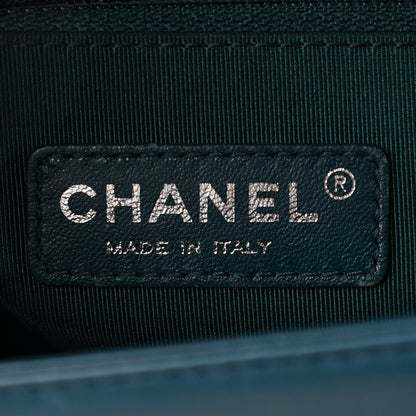 Chanel Calfskin Ombre Faded Quilted New Medium Boy Flap Green 5 of 13