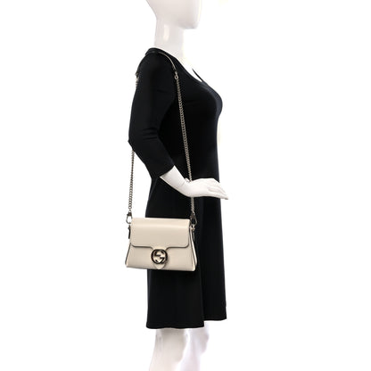 Gucci Dollar Calfskin Interlocking G Crossbody Bag Mystic White 2 of 10