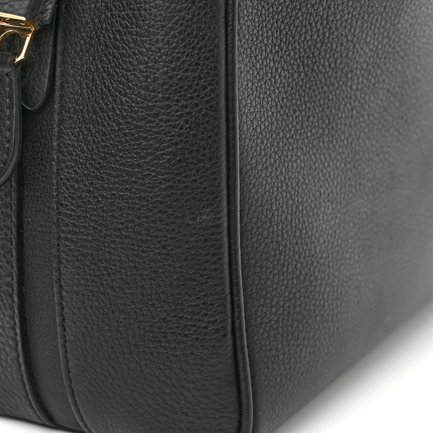 Burberry Grained Calfskin Large Half Cube Bowling Bag Black 13 of 13