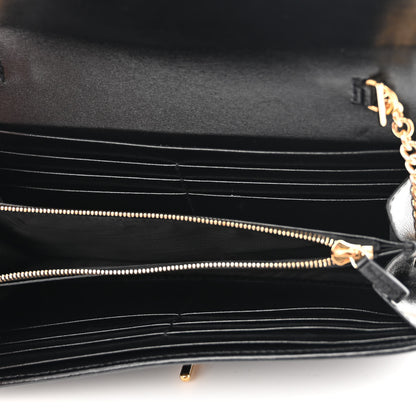 Gucci Calfskin Jackie 1961 Chain Wallet Black 5 of 9
