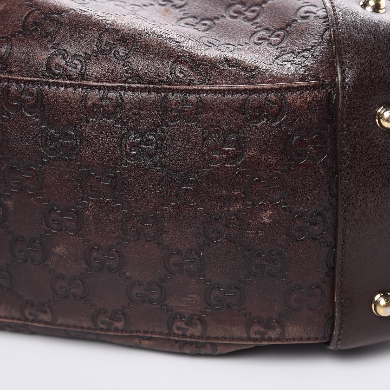 Gucci Guccissima Medium Pelham Shoulder Bag Dark Brown 12 of 21
