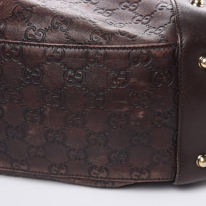 Gucci Guccissima Medium Pelham Shoulder Bag Dark Brown 12 of 21