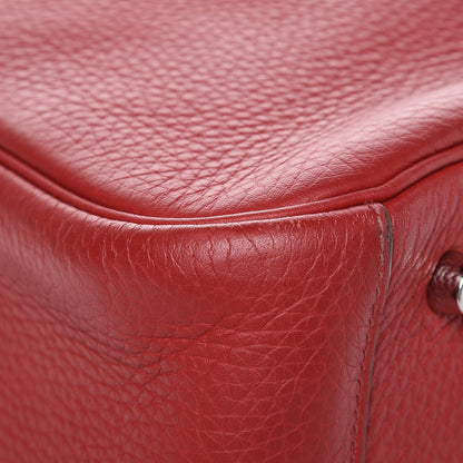 Hermes Taurillon Clemence Lindy 34 Rouge Garance 8 of 13