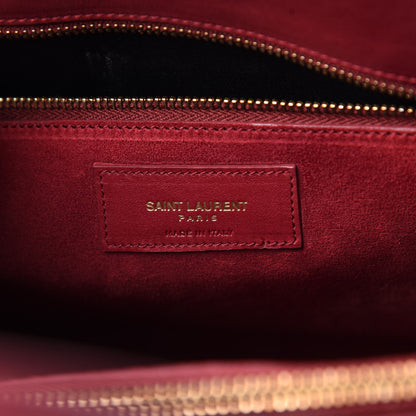 Saint Laurent Calfskin Small Sac De Jour Oxblood 6 of 9