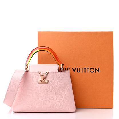 Louis Vuitton Taurillon Resin Murano Capucines BB Rose Jasmin 9 of 9