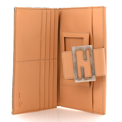 Fendi Zucchino Forever Continental Wallet Toro Natural 5 of 8