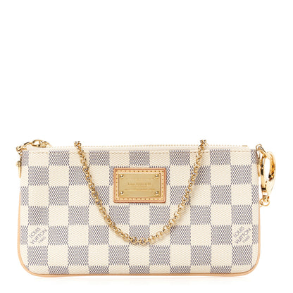 Louis Vuitton Damier Azur Pochette Milla MM 1 of 12