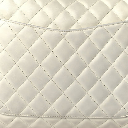 Chanel Calfskin Quilted Large Cambon Multipocket Reporter White 20 of 22