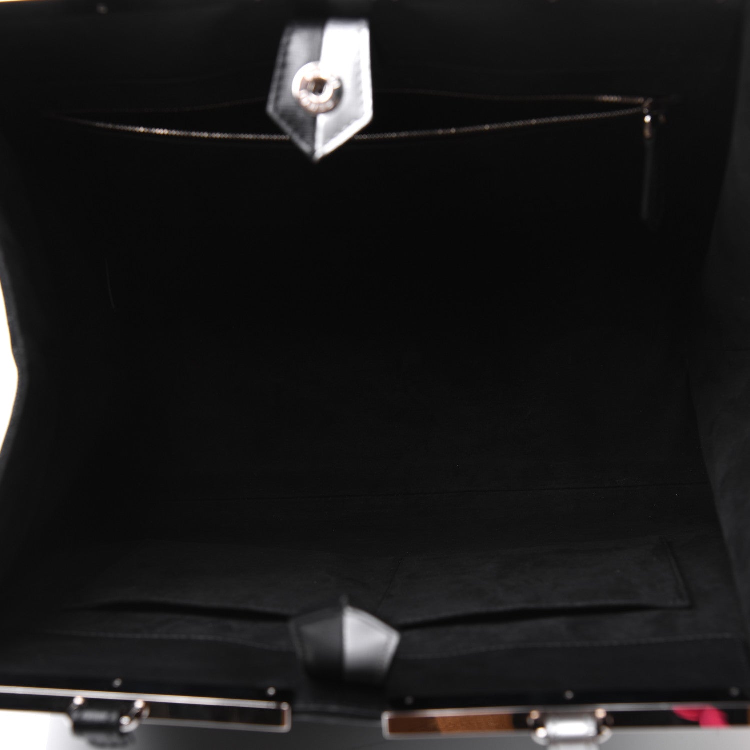 Fendi Vitello Elite Bi Color 3Jours Tote Argento Black 4 of 21