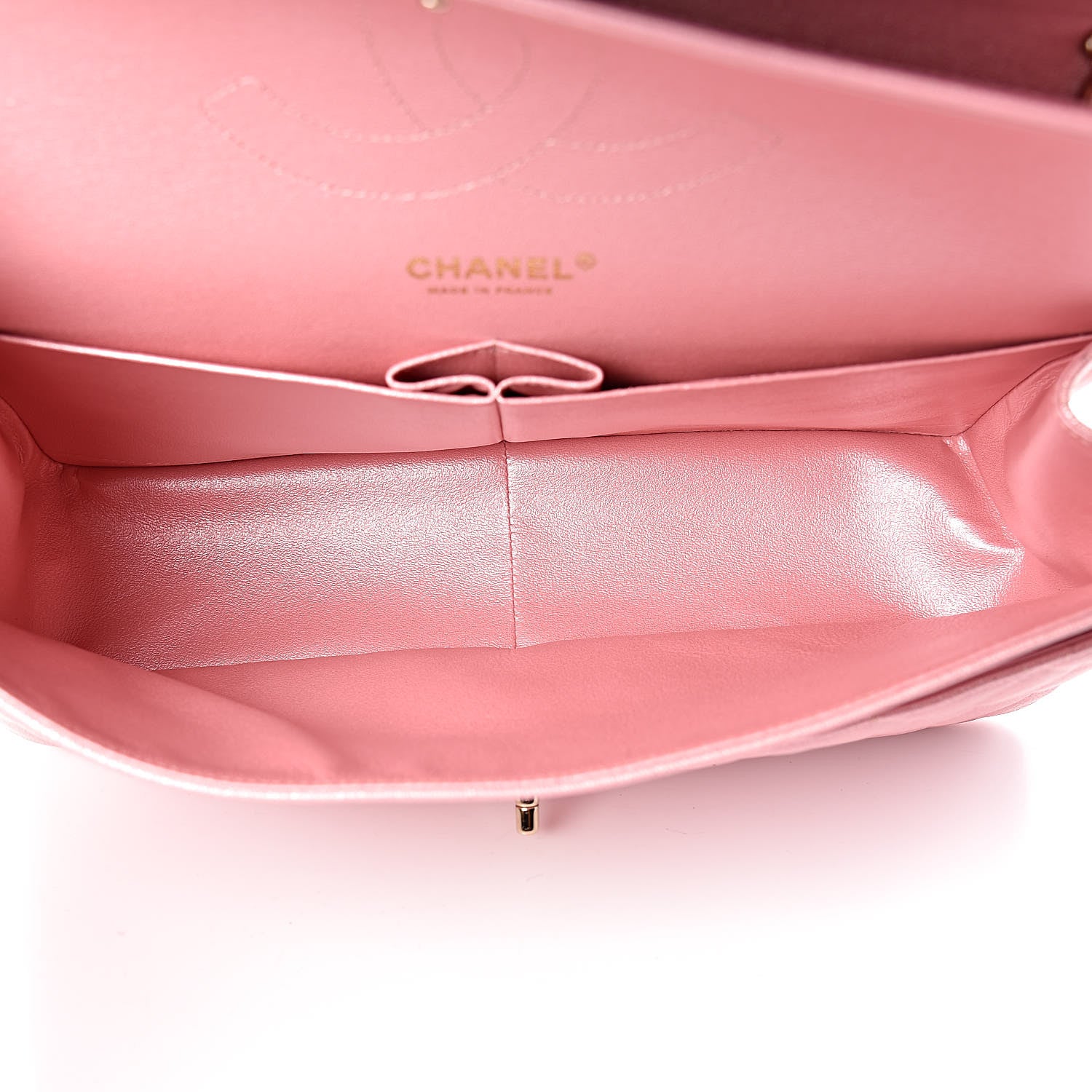 Chanel Iridescent Caviar Quilted Jumbo Double Flap Rose Pink 5 of 11