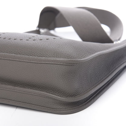 Hermes Taurillon Clemence Evelyne III PM Etain 10 of 11