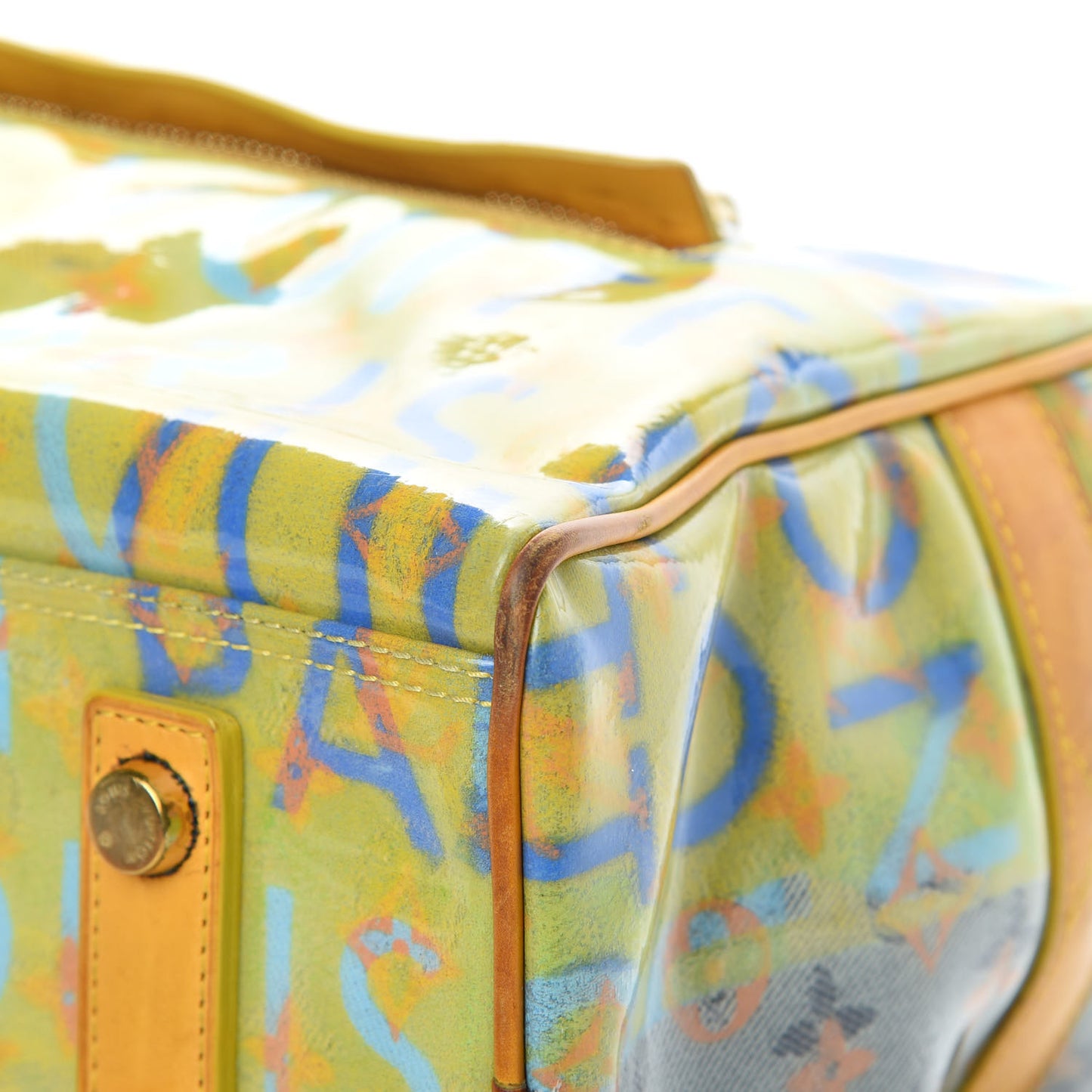 Monogram Pulp Defile Weekender PM Yellow