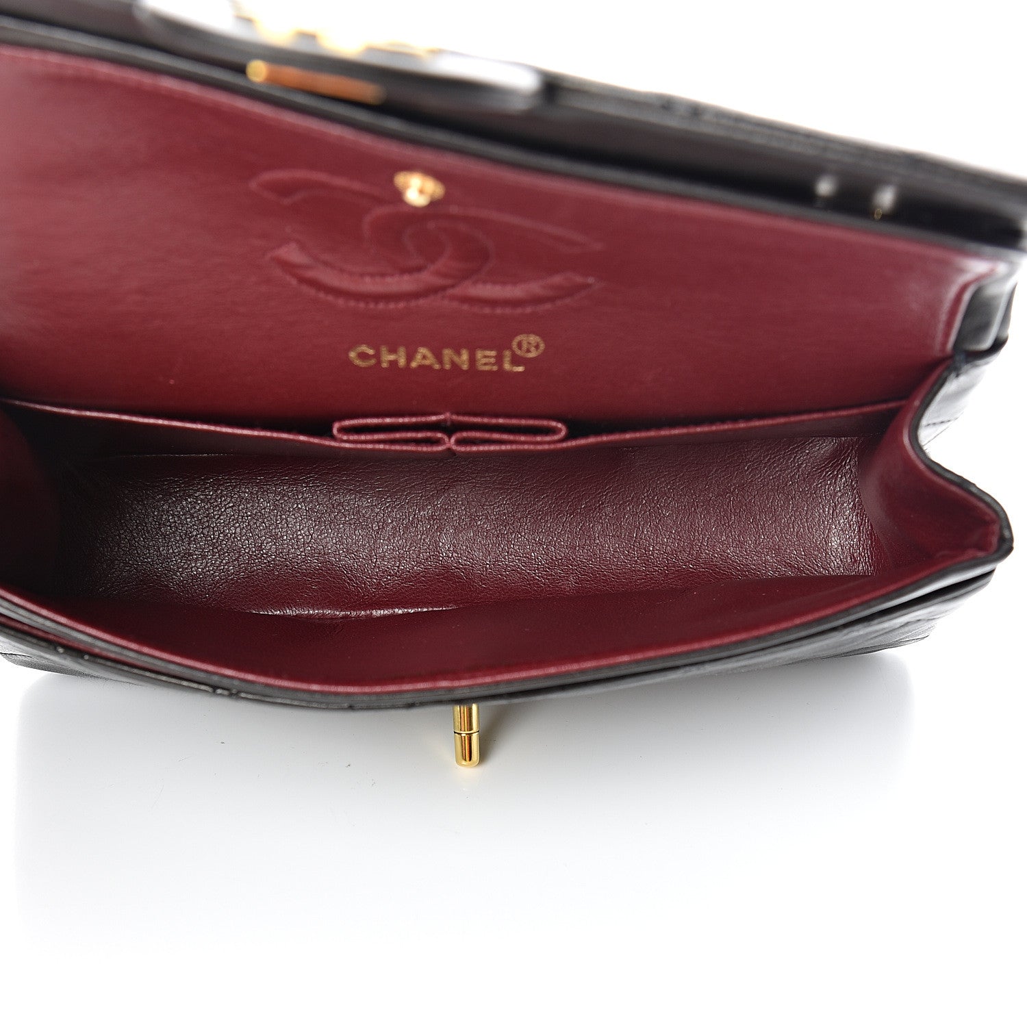 Chanel Lambskin Quilted Small Double Flap Black 4 of 15