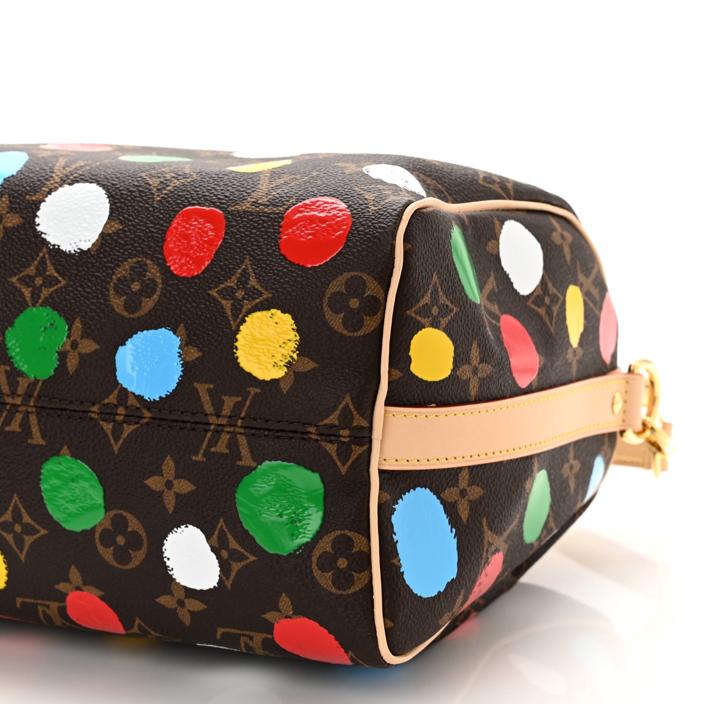 LV X YK Monogram Speedy Bandouliere 25 Multicolor