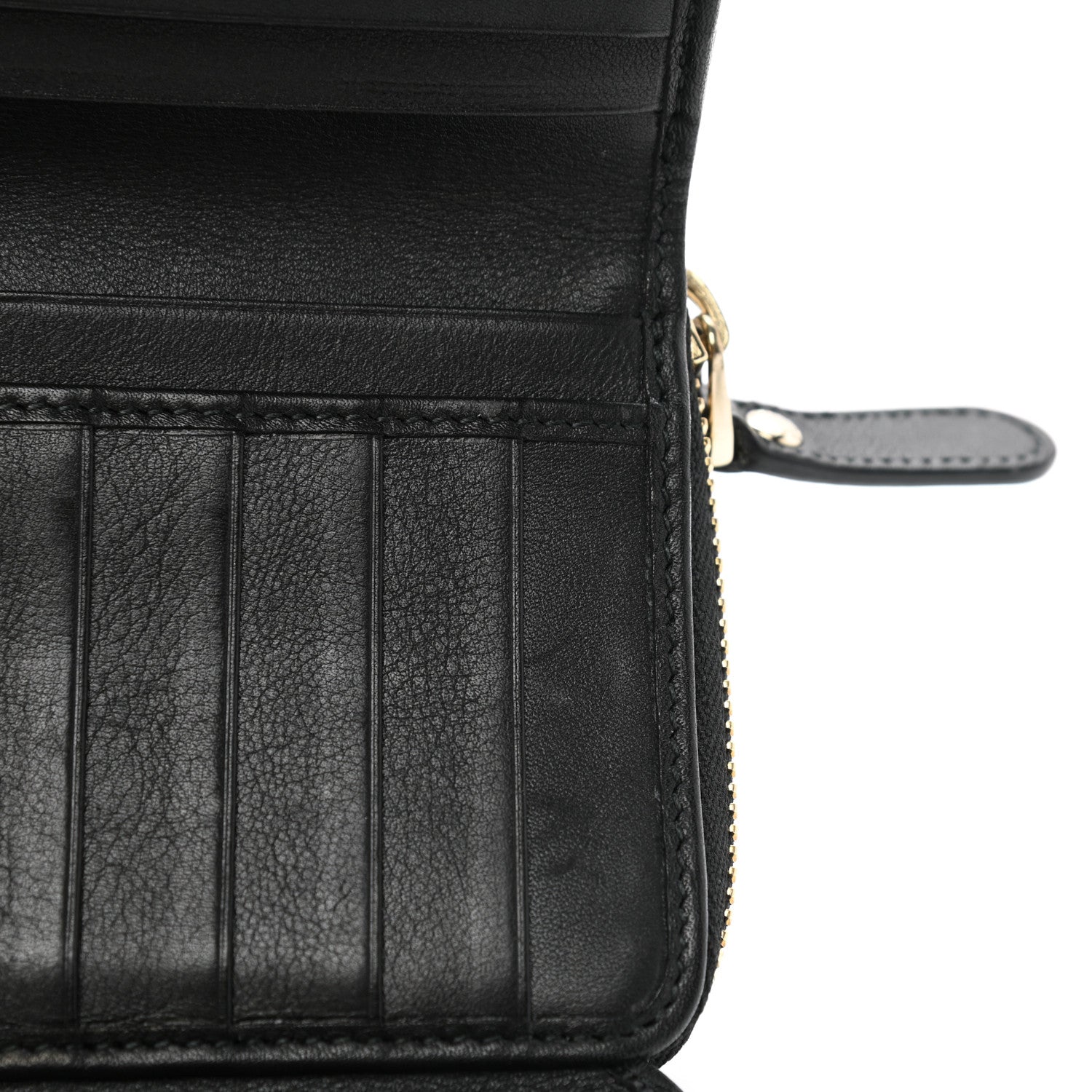 Gucci Soft Microguccissima Continental Zip Wallet Black 9 of 13
