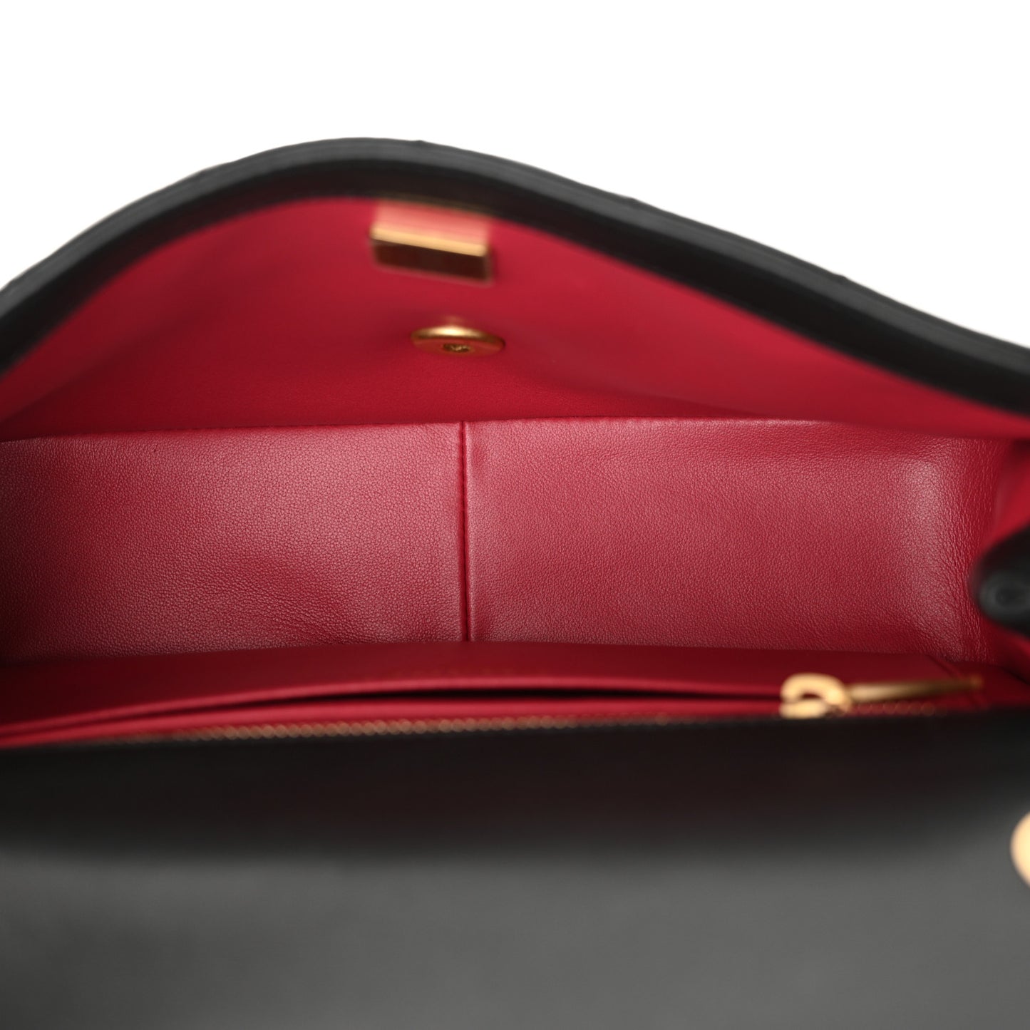 Lambskin Quilted Small Sweet Camellia Flap Black