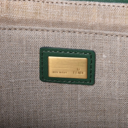 Fendi Nappa Flap Bag Green 6 of 13