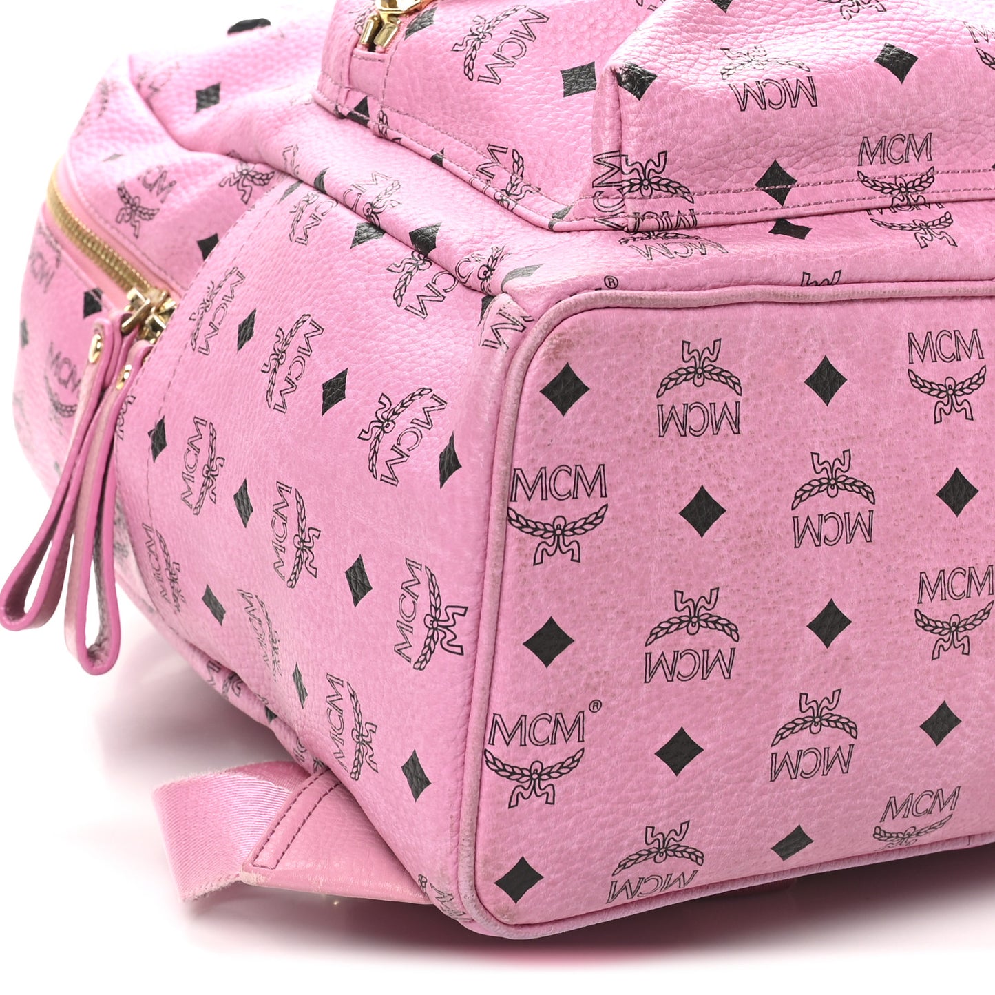 Visetos Medium Sprinkle Stud Stark Backpack Pink