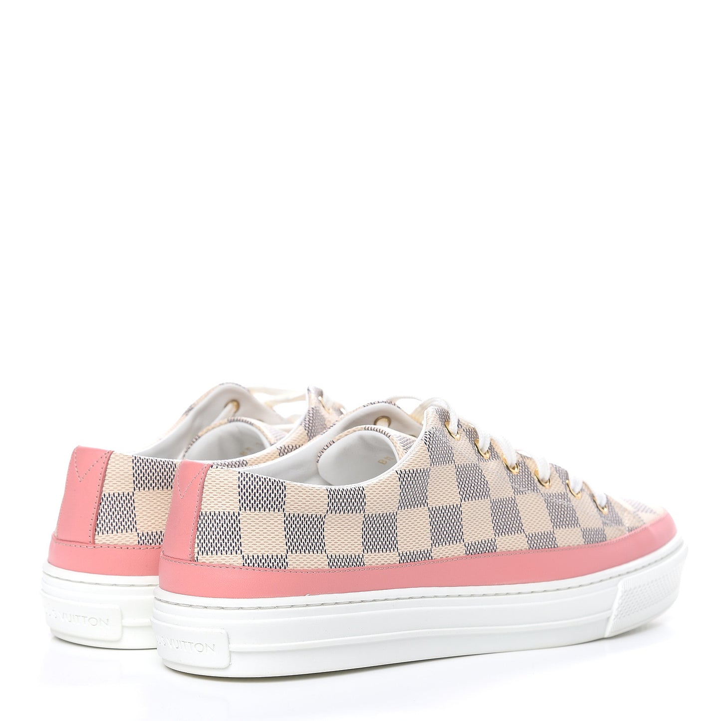Damier Azur Stellar Sneakers 40 Rose Ballerine