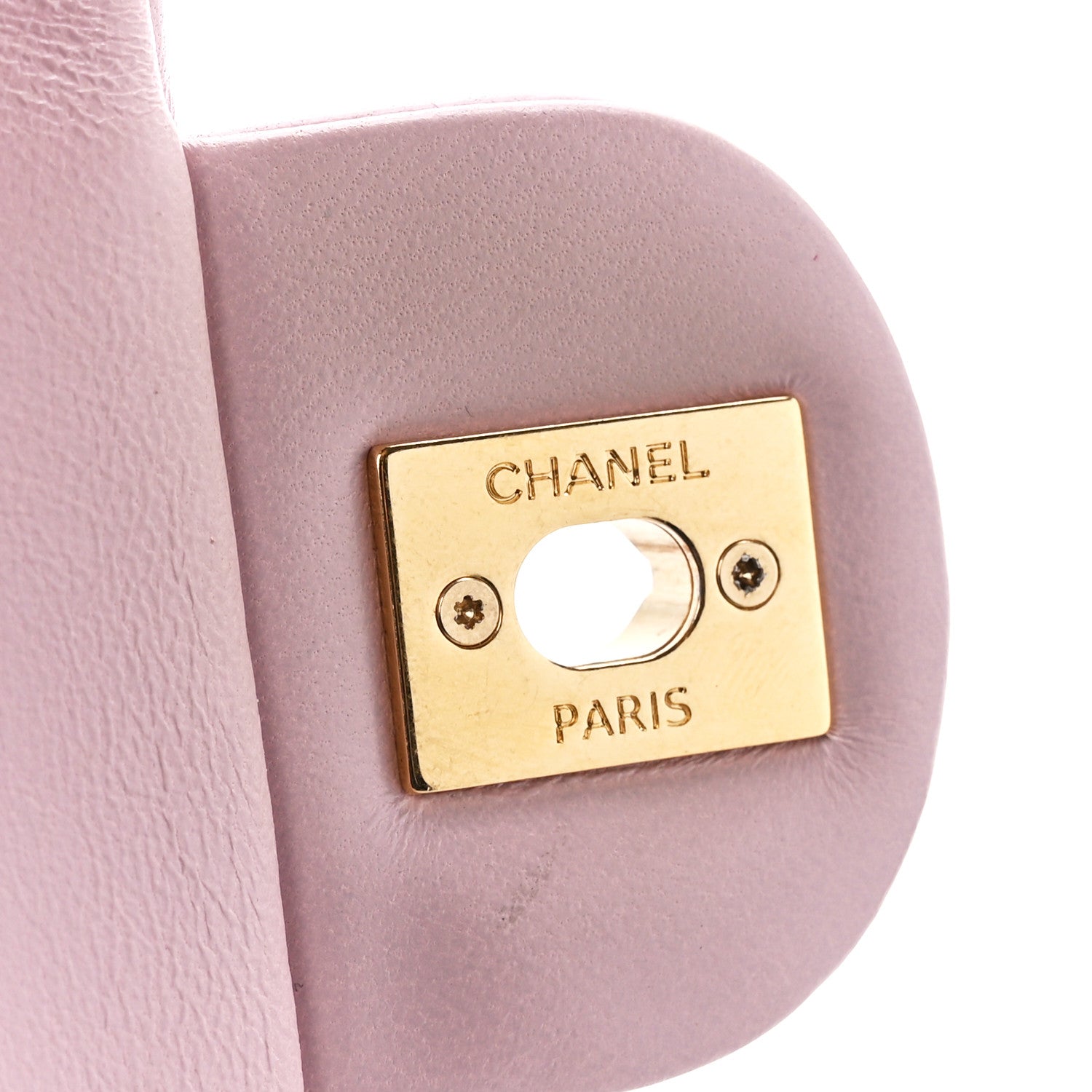 Chanel Lambskin Quilted Small Chain Top Handle Flap Rose Clair 7 of 11