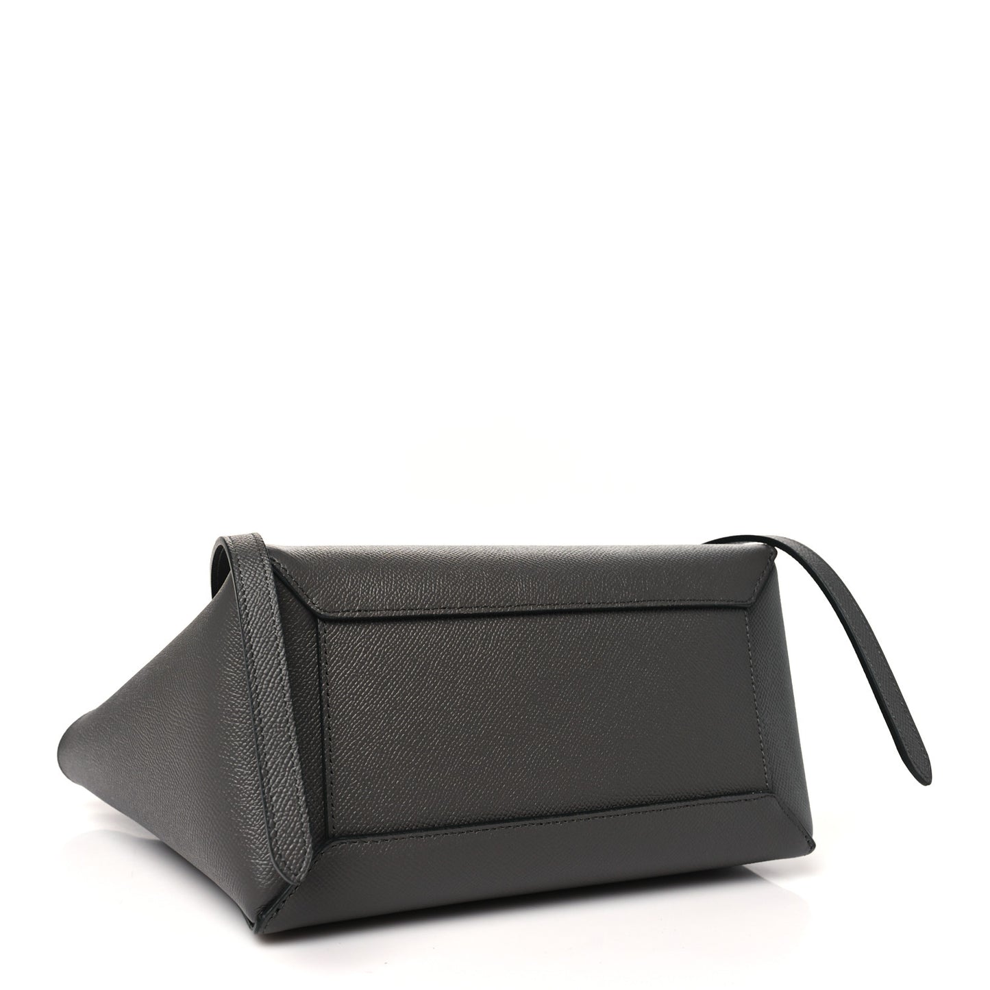 Baby Grained Calfskin Micro Belt Bag Grey