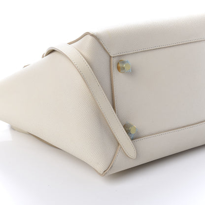 Celine Grained Calfskin Micro Belt Bag White 9 of 10