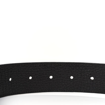 Gucci Calfskin Double G Reversible 37mm Belt 85 34 Black Cocoa 3 of 4