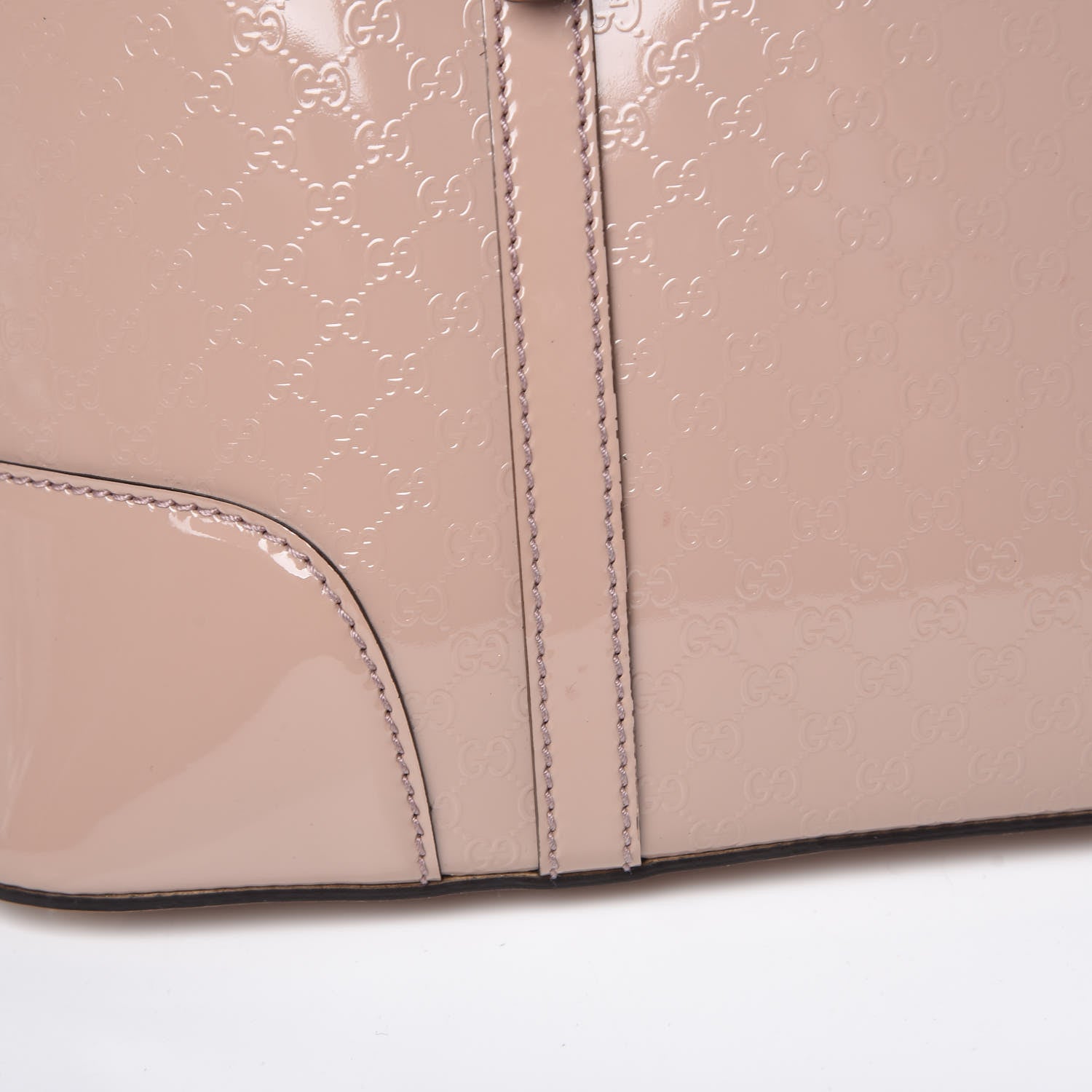 Gucci Patent Microguccissima Small Nice Top Handle Dome Bag Dark Cipria 14 of 20