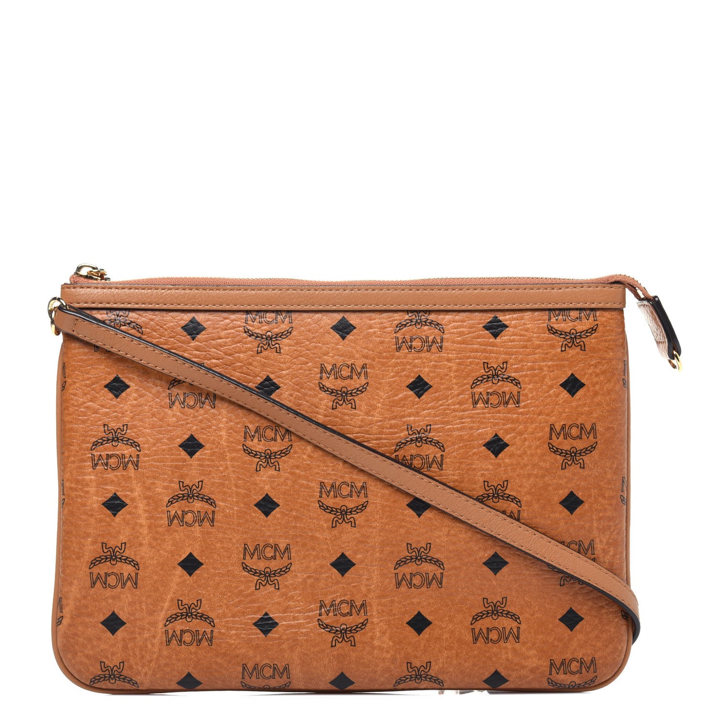 Visetos Liz Shopper Tote Pouch Cognac